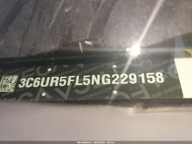 Продаж на аукціоні авто 2022 Ram 2500, vin: 3C6UR5FL5NG229158, номер лоту: 40868674
