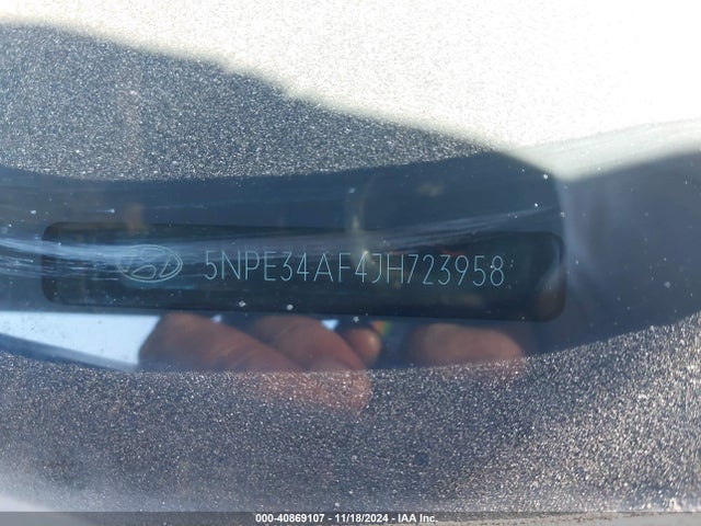 Hyundai Sonata Sel+ 2018 5NPE34AF4JH723958 Image 17