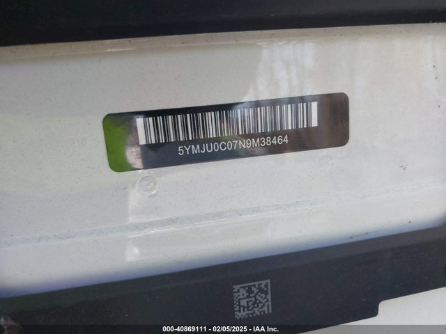 5YMJU0C07N9M69536 BMW X5