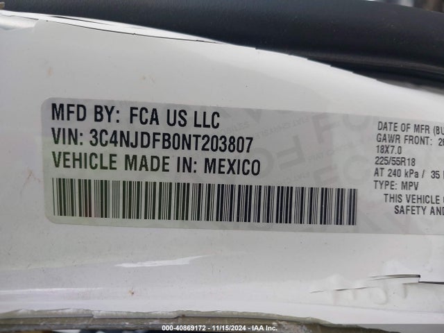 Jeep Compass Latitude Lux 4x4 2022 3C4NJDFB0NT203807 Image 9