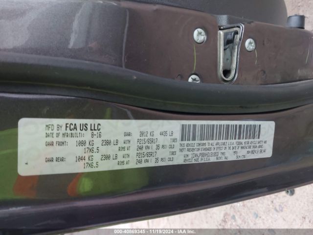 1C4NJPBBXHD131953 Jeep Patriot Sport Fwd