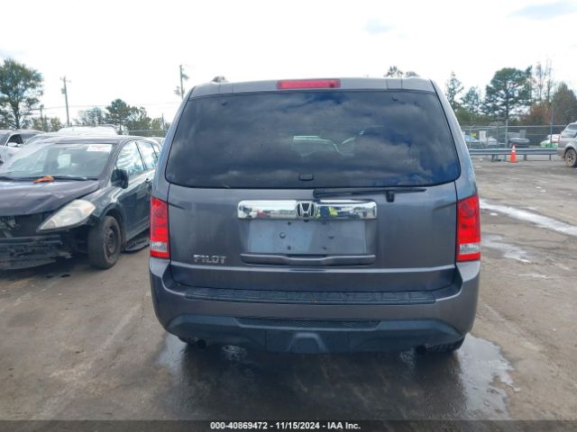 5FNYF3H21FB015786 Honda PILOT LX