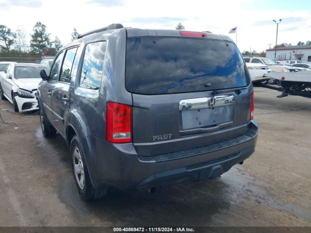 5FNYF3H21FB015786 Honda PILOT LX