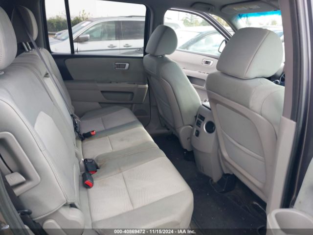 5FNYF3H21FB015786 Honda PILOT LX