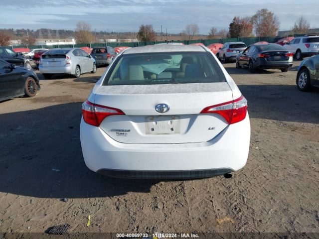 2T1BURHE8GC616059 Toyota COROLLA LE