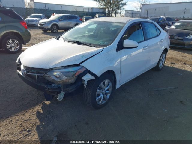 2T1BURHE8GC616059 Toyota COROLLA LE