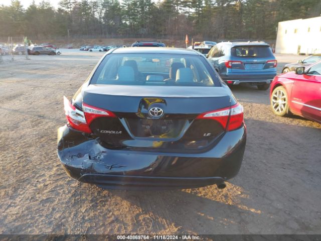 2T1BURHE2GC566565 Toyota COROLLA LE