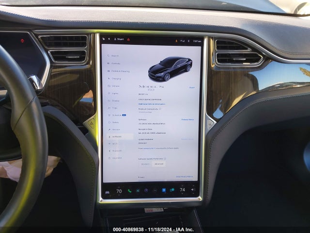 2013 TESLA MODEL S 5YJSA1AC3DFP10599 Photo 6