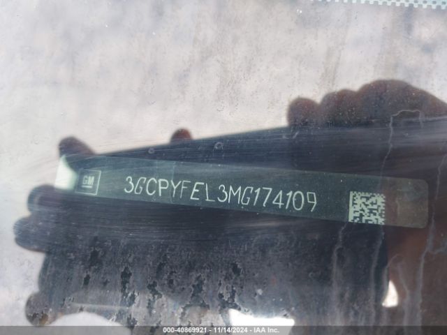 3GCPYFEL3MG174109 Chevrolet Silverado 1500 4wd  Short Bed Lt Trail Boss