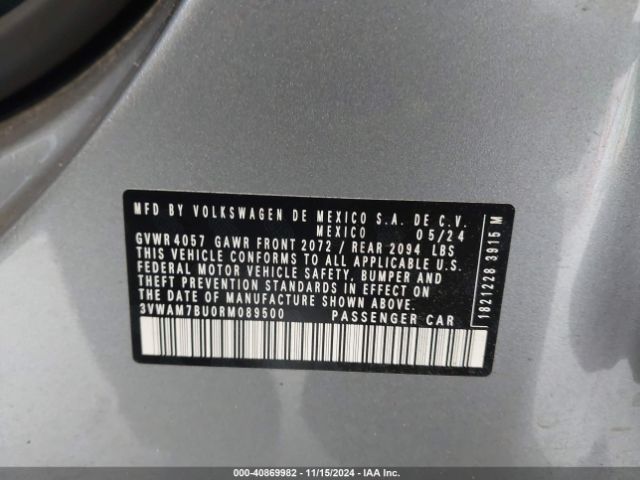 3VWAM7BU0RM089500 Volkswagen Jetta 1.5t Sport