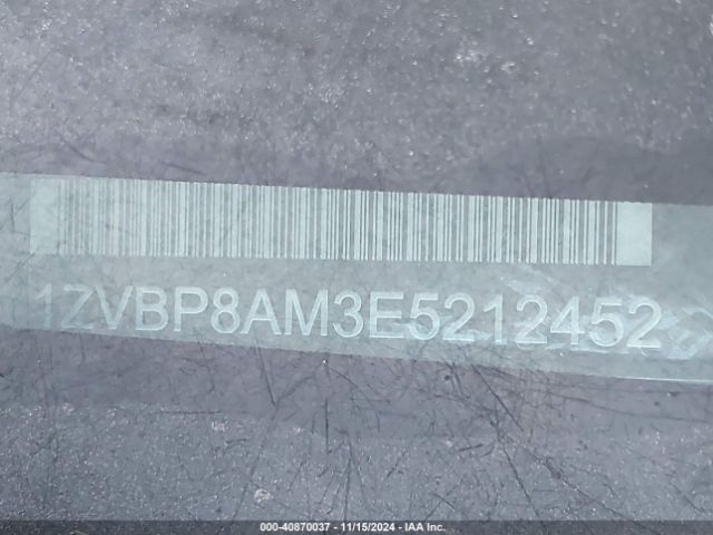 1ZVBP8AM3E5212452 Ford Mustang V6