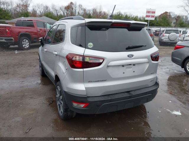 MAJ6S3JLXLC318764 Ford Ecosport Ses