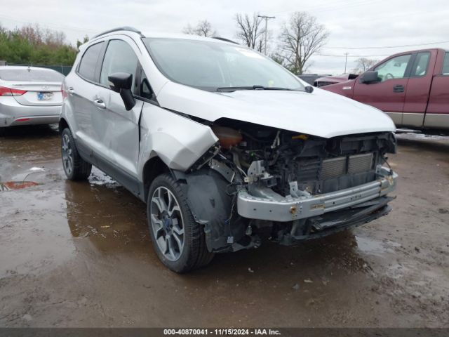 MAJ6S3JLXLC318764 Ford Ecosport Ses