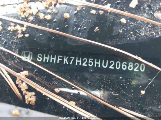 SHHFK7H25HU206820 Honda Civic Lx