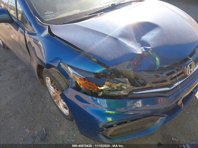 40870438 :رقم المزاد ، 2HGFG3B58FH529881 vin ، 2015 Honda Civic Lx مزاد بيع