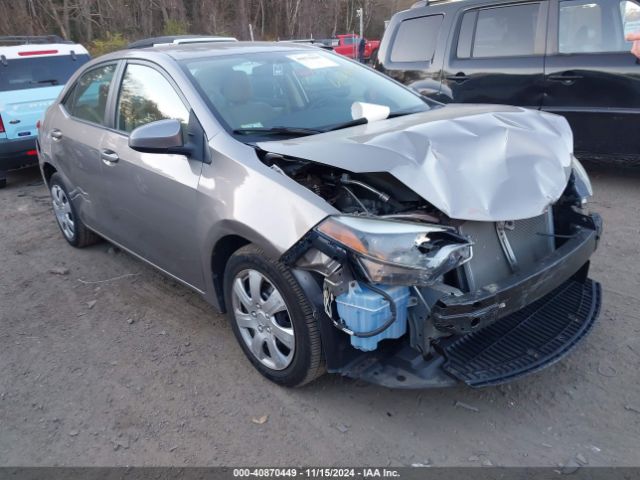 2T1BURHE8GC495565 Toyota COROLLA LE