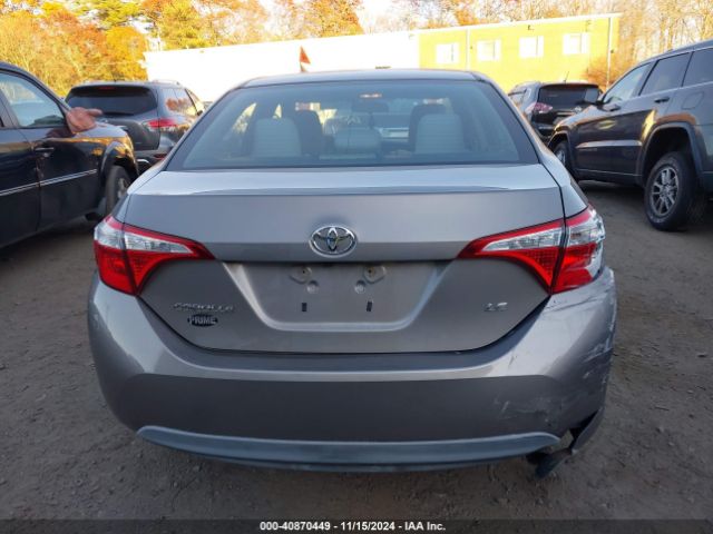 2T1BURHE8GC495565 Toyota COROLLA LE