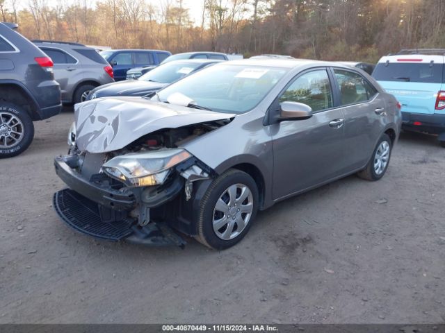 2T1BURHE8GC495565 Toyota COROLLA LE