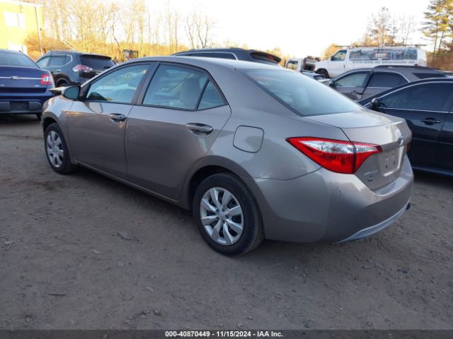 2T1BURHE8GC495565 Toyota COROLLA LE