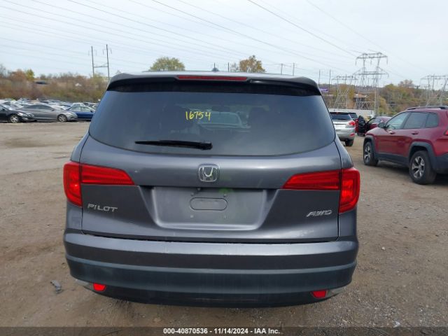 5FNYF6H51HB043490 Honda Pilot Ex-l