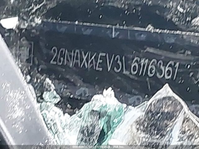 2GNAXKEV3L6116361 Chevrolet Equinox Fwd Lt 1.5l Turbo
