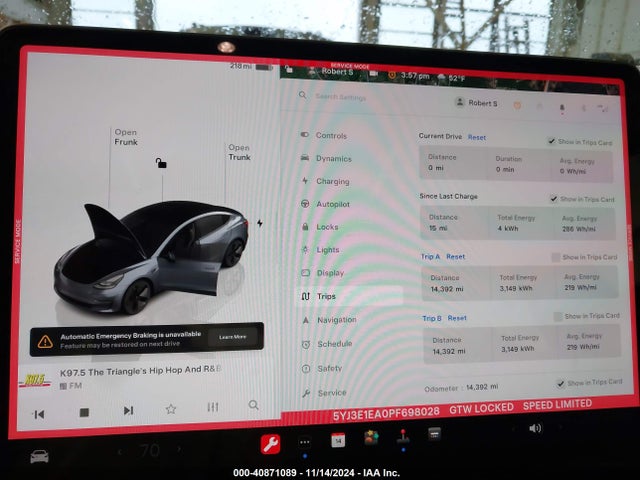2023 TESLA MODEL 3 5YJ3E1EA0PF698028 Photo 6