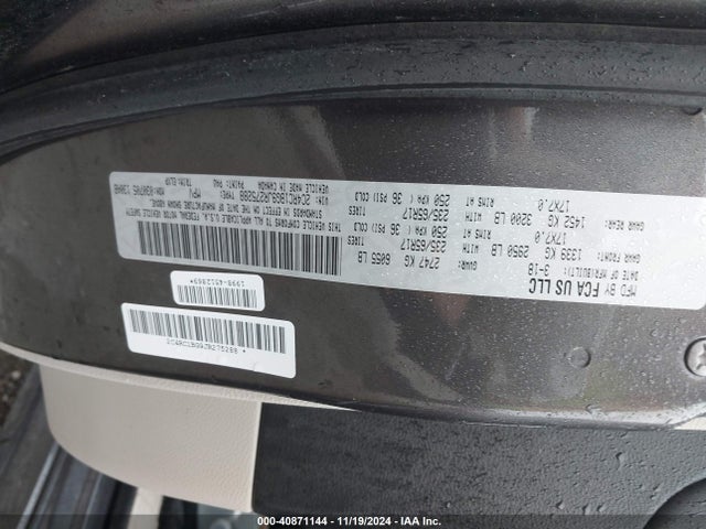 Chrysler Pacifica Touring L 2018 2C4RC1BG9JR275288 Image 9
