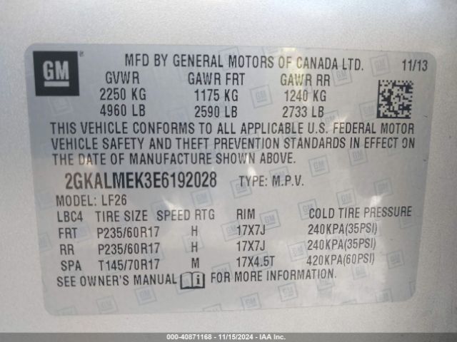 2GKALMEK3E6192028 GMC Terrain Sle-1