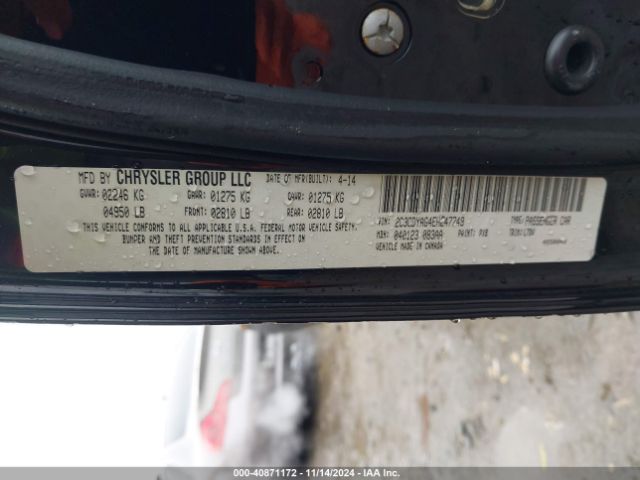 2C3CDYAG4EH247749 Dodge Challenger Sxt