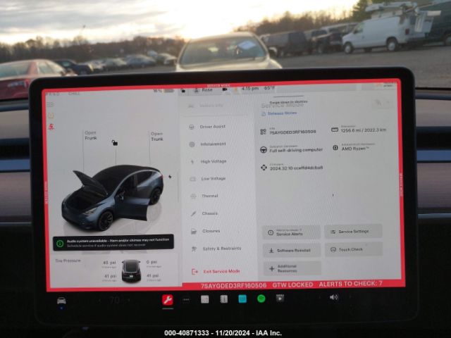2024 TESLA MODEL Y 7SAYGDED3RF160506 Photo 6