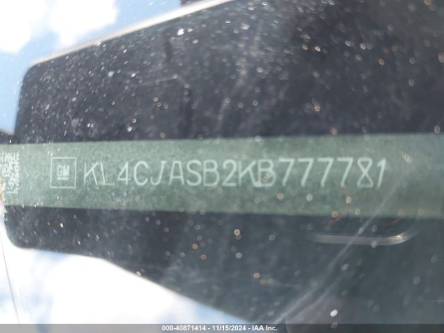 KL4CJASB2KB777781 Buick Encore Fwd Preferred