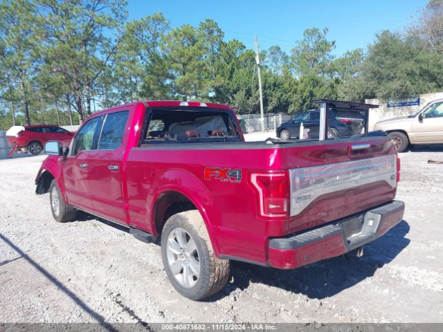1FTFW1EGXGFA83125 Ford F-150 Platinum