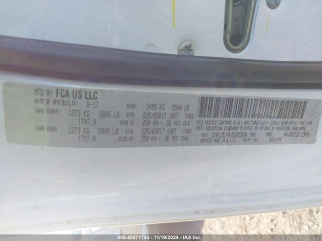 1C4PJMLX0JD505509 Jeep Cherokee Latitude Plus 4x4