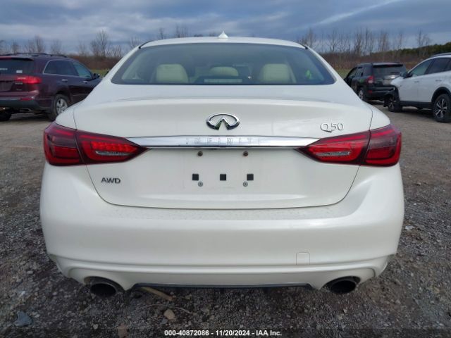 JN1EV7AR8JM445726 Infiniti Q50 3.0t Luxe