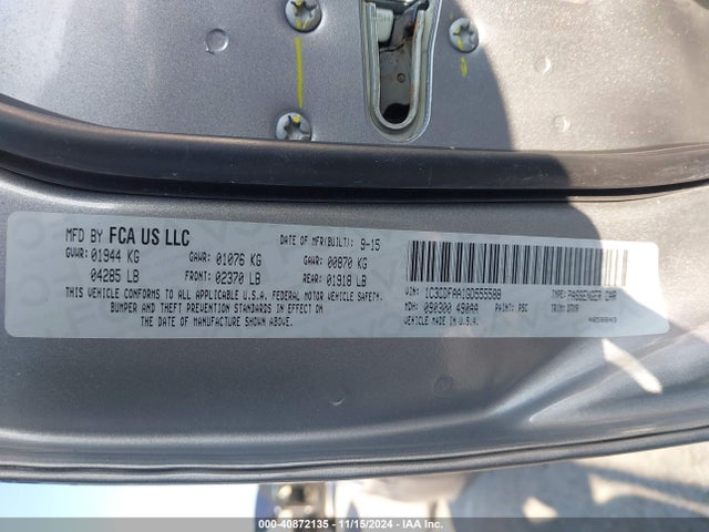 1C3CDFAA1GD555588 Dodge DART SE