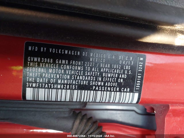 3VWF17AT5HM628151 Volkswagen Beetle #pinkbeetle/1.8t Classic/1.8t S