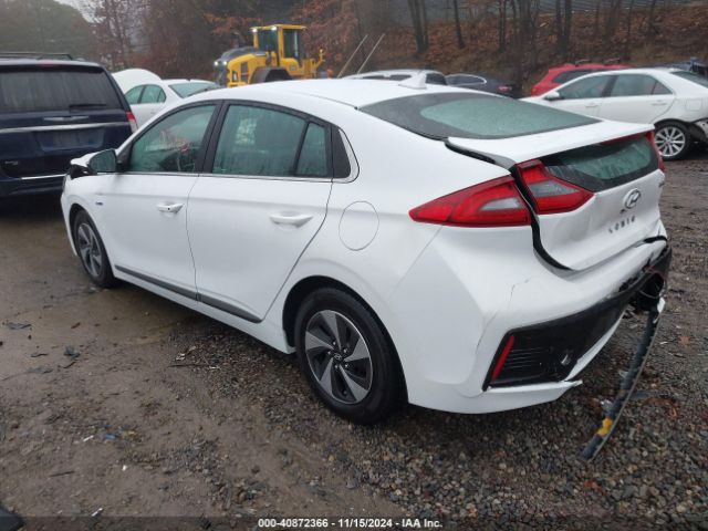 KMHC75LC9KU119362 Hyundai Ioniq Hybrid Sel