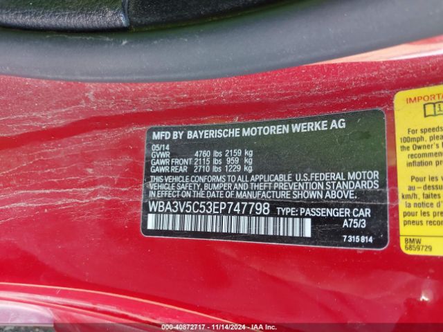 WBA3V5C53EP747798 BMW 428i
