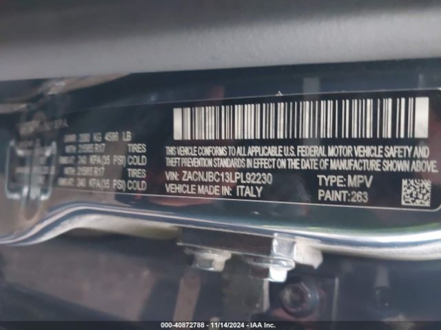 ZACNJBC13LPL92230 Jeep Renegade Trailhawk 4x4