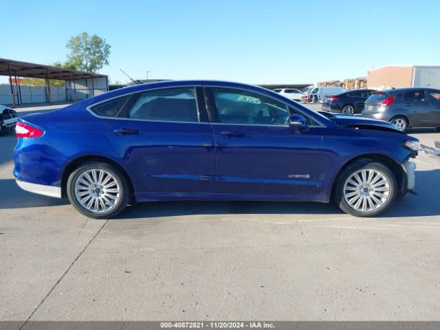 3FA6P0LU7ER163388 Ford Fusion Hybrid Se