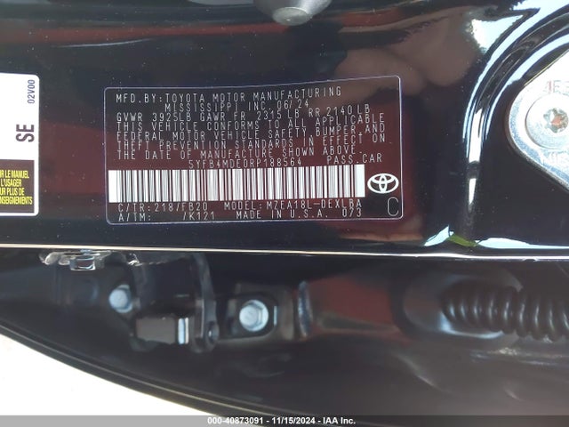Toyota COROLLA LE 2024 5YFB4MDE0RP188564 Image 9