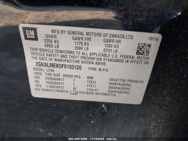2GKALMEK5F6193120 GMC Terrain Sle-1