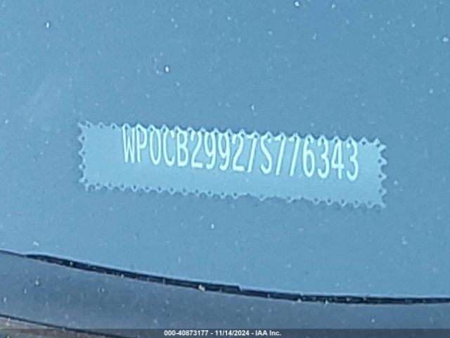 2007 PORSCHE 911 WP0CB29927S776343 Photo 8