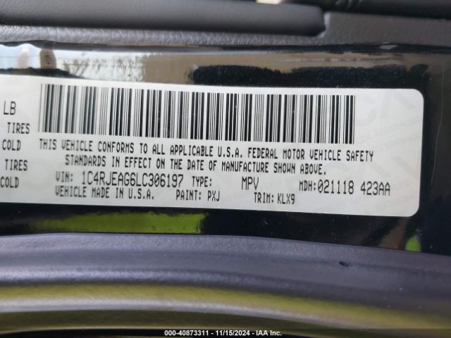 1C4RJEAG6LC306197 Jeep Grand Cherokee Altitude 4x2
