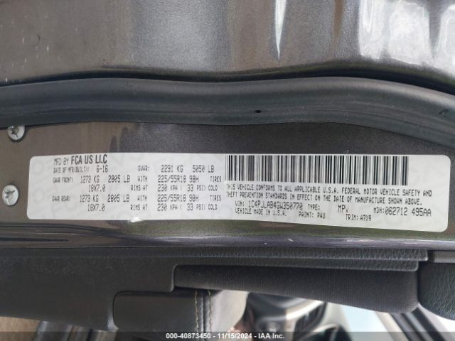 1C4PJLAB4GW350770 Jeep Cherokee Altitude