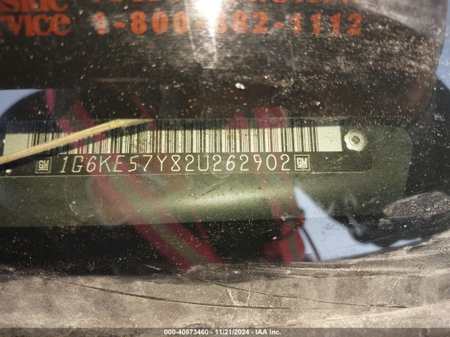 2002 CADILLAC DEVILLE 1G6KE57Y82U262902 Photo 8