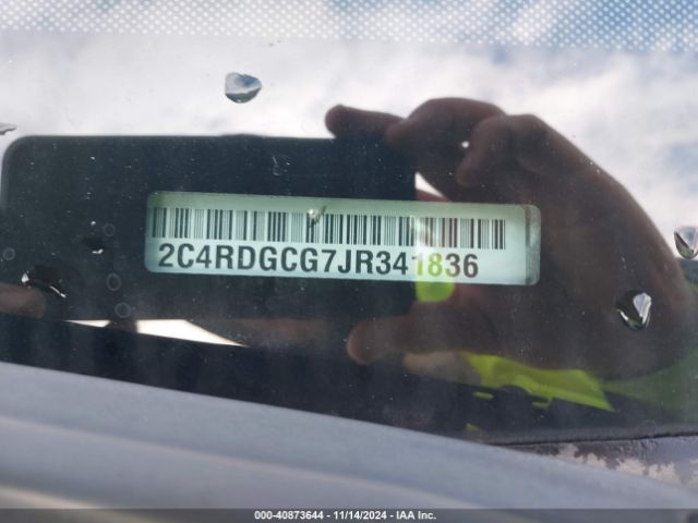 2C4RDGCG7JR341836 Dodge Grand Caravan Sxt