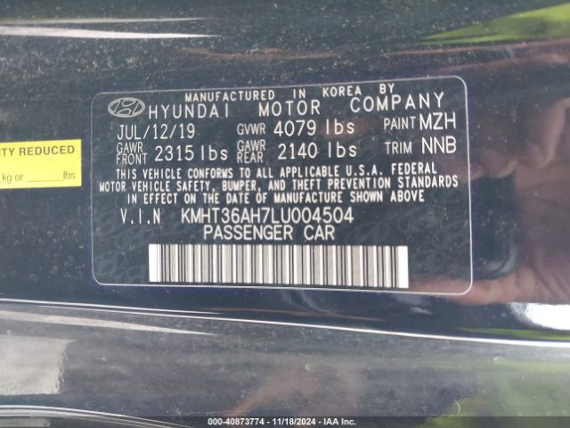 KMHT36AH7LU004504 Hyundai VELOSTER N