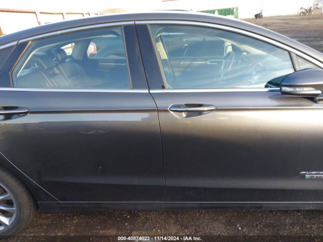 3FA6P0PU3JR262441 Ford Fusion Energi Se Luxury