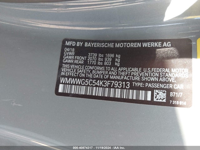 2019 MINI COOPER CONVERTIBLE WMWWG5C54K3F79313 Photo 8